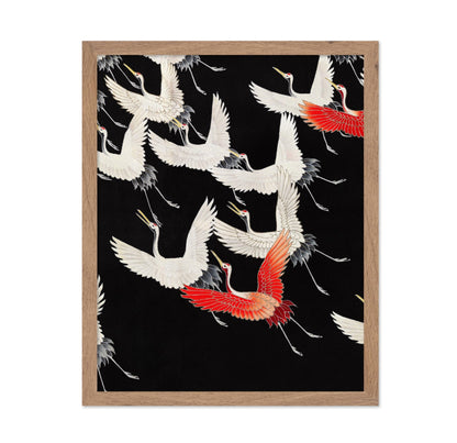 Furisode with a Myriad of Flying Cranes
