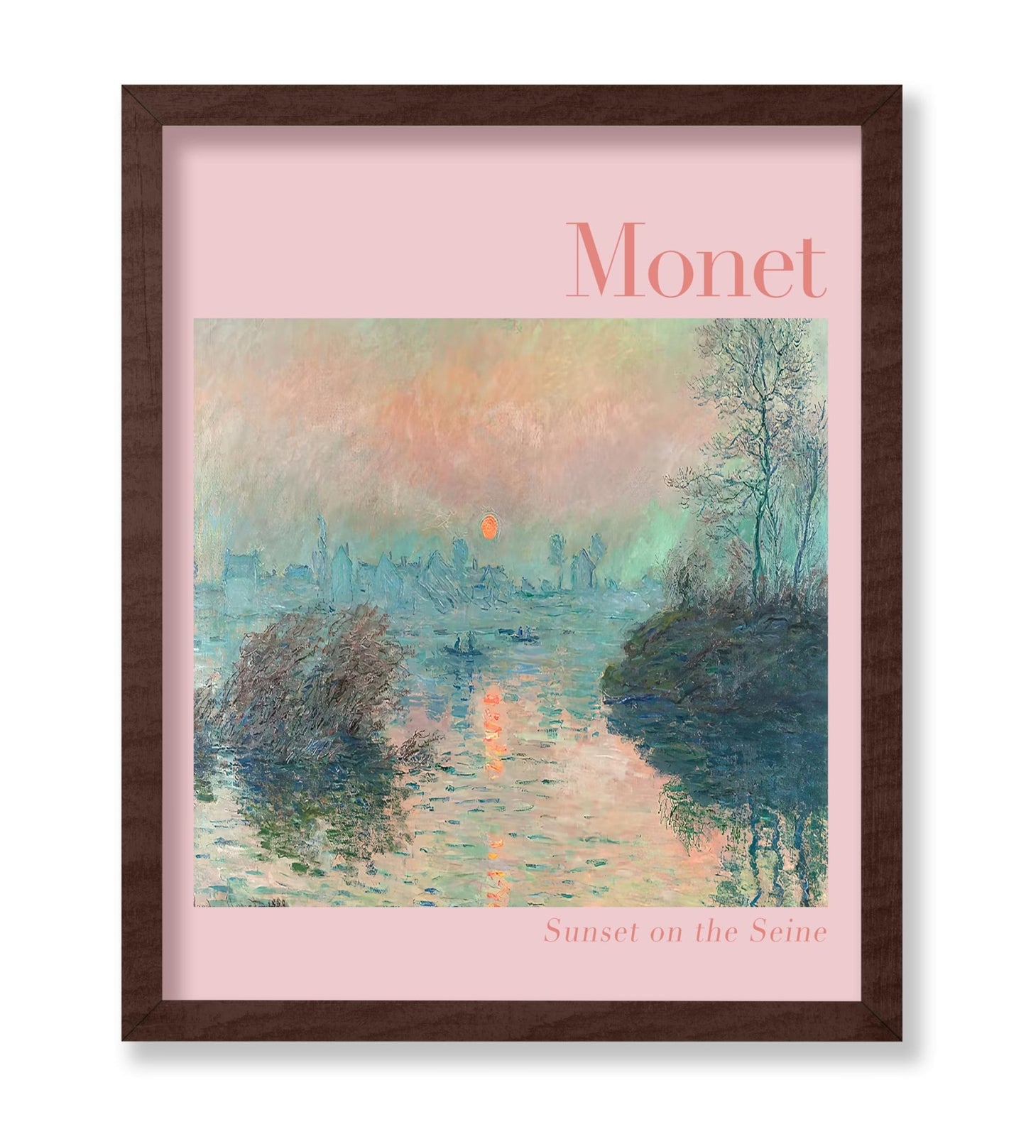 Claude Monet - Sunset on the Seine