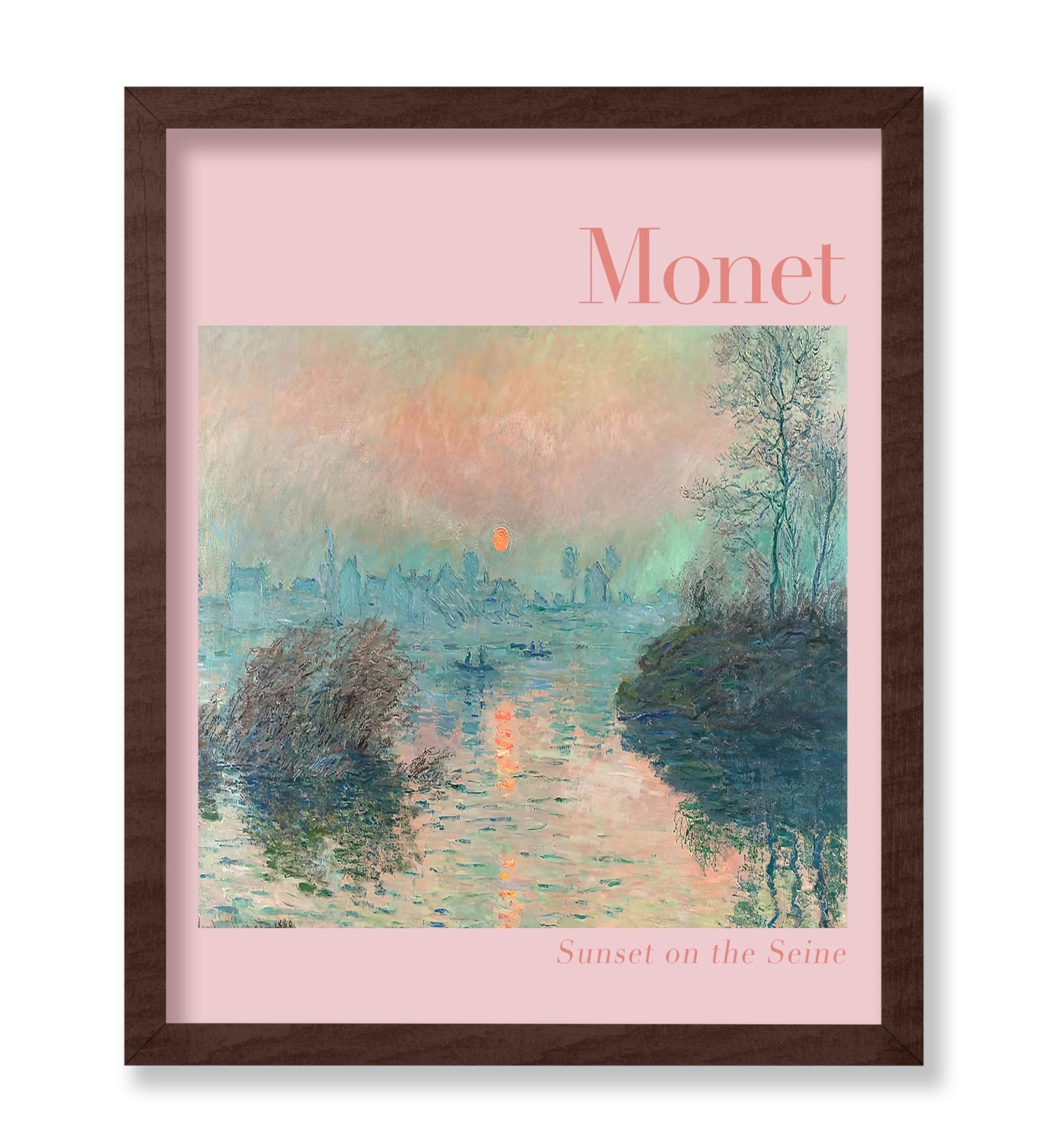 Claude Monet - Sunset on the Seine