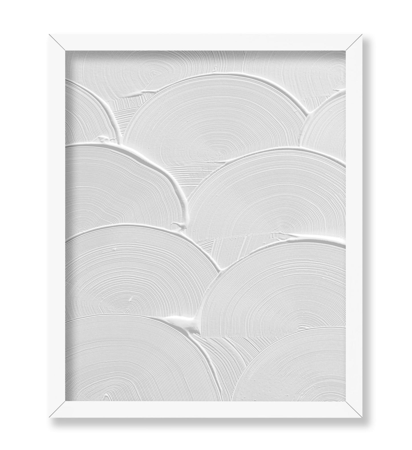 White Curve Brush Stroke