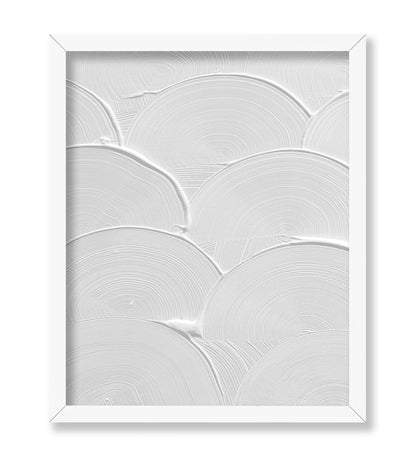 White Curve Brush Stroke