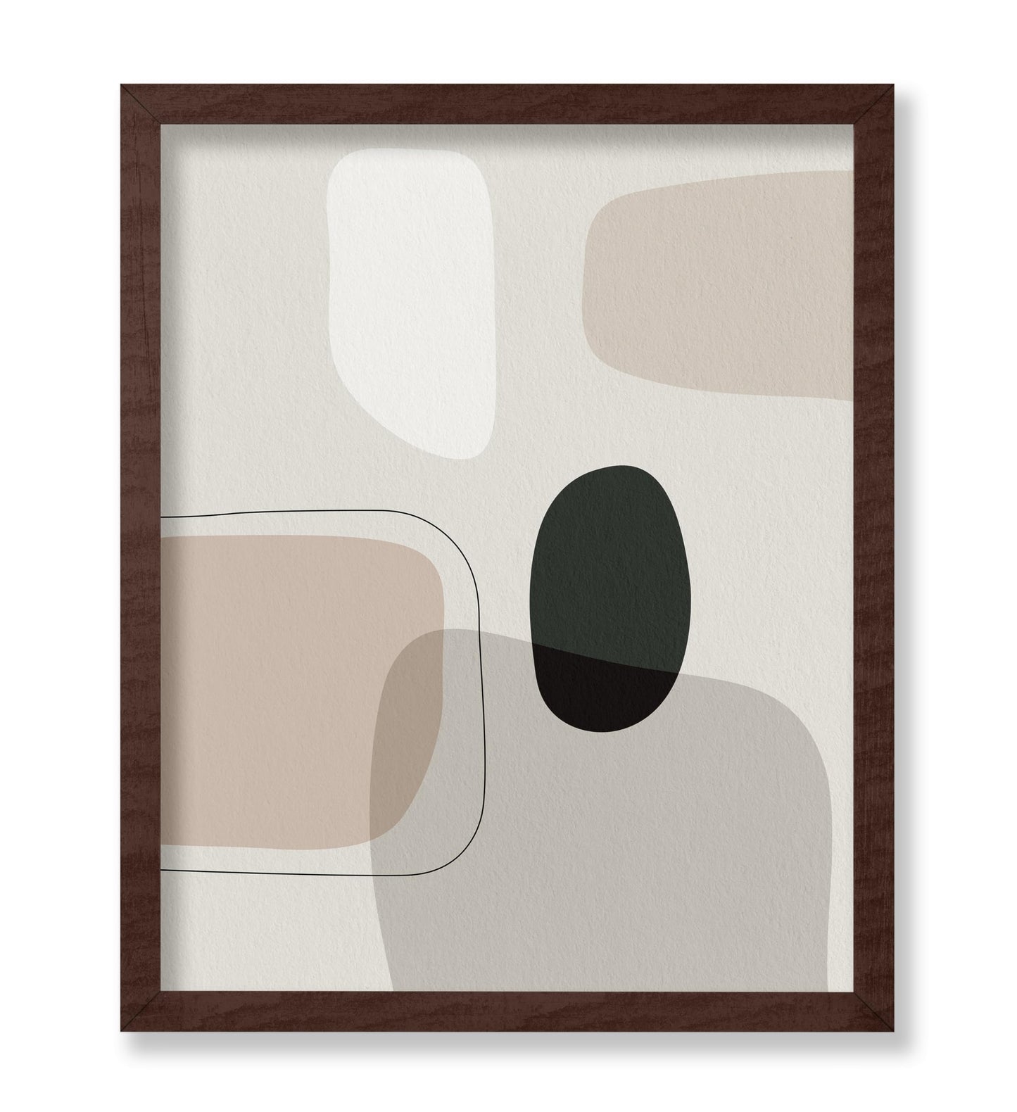 Abstract Beige Shapes
