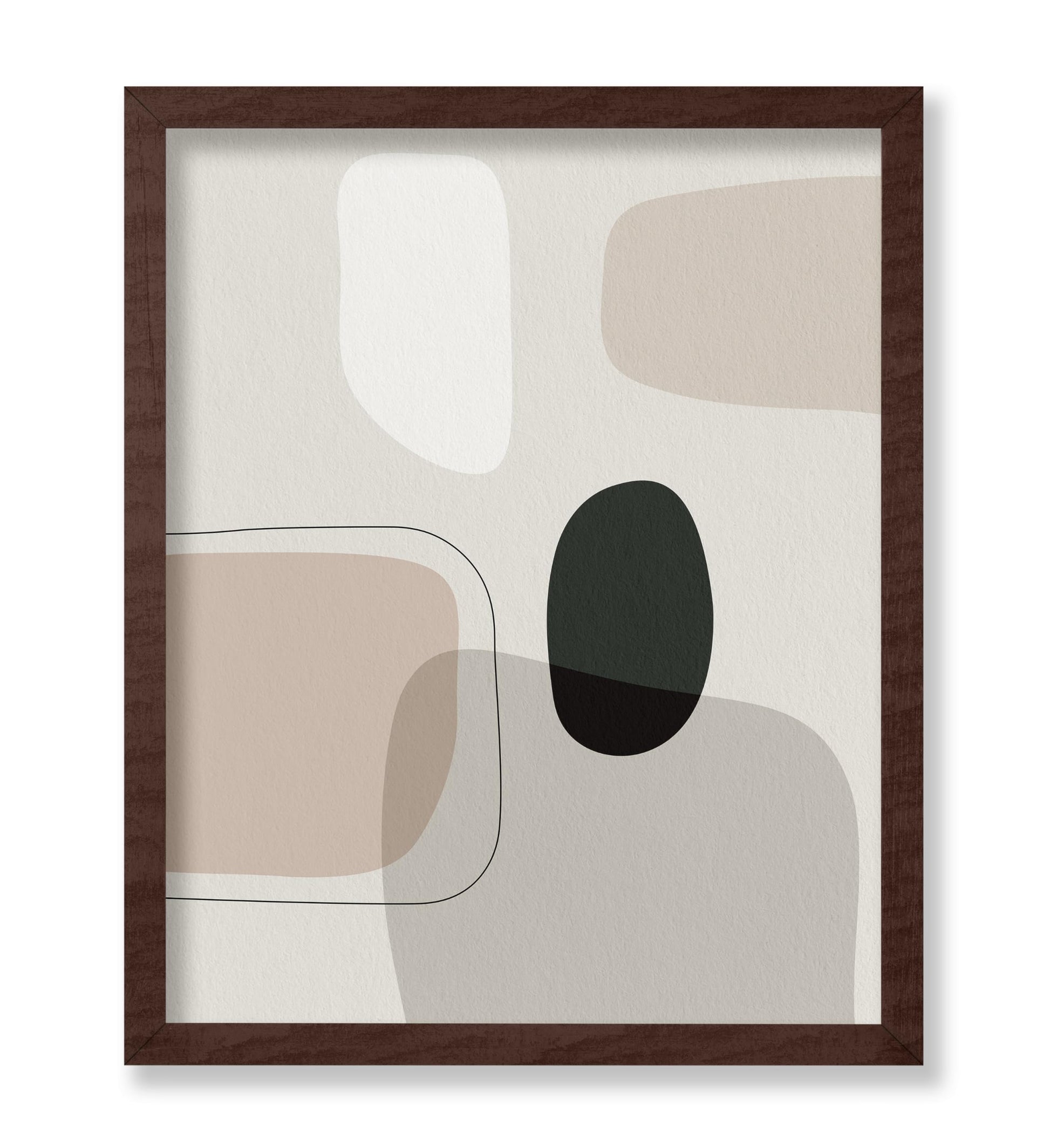 Abstract Beige Shapes