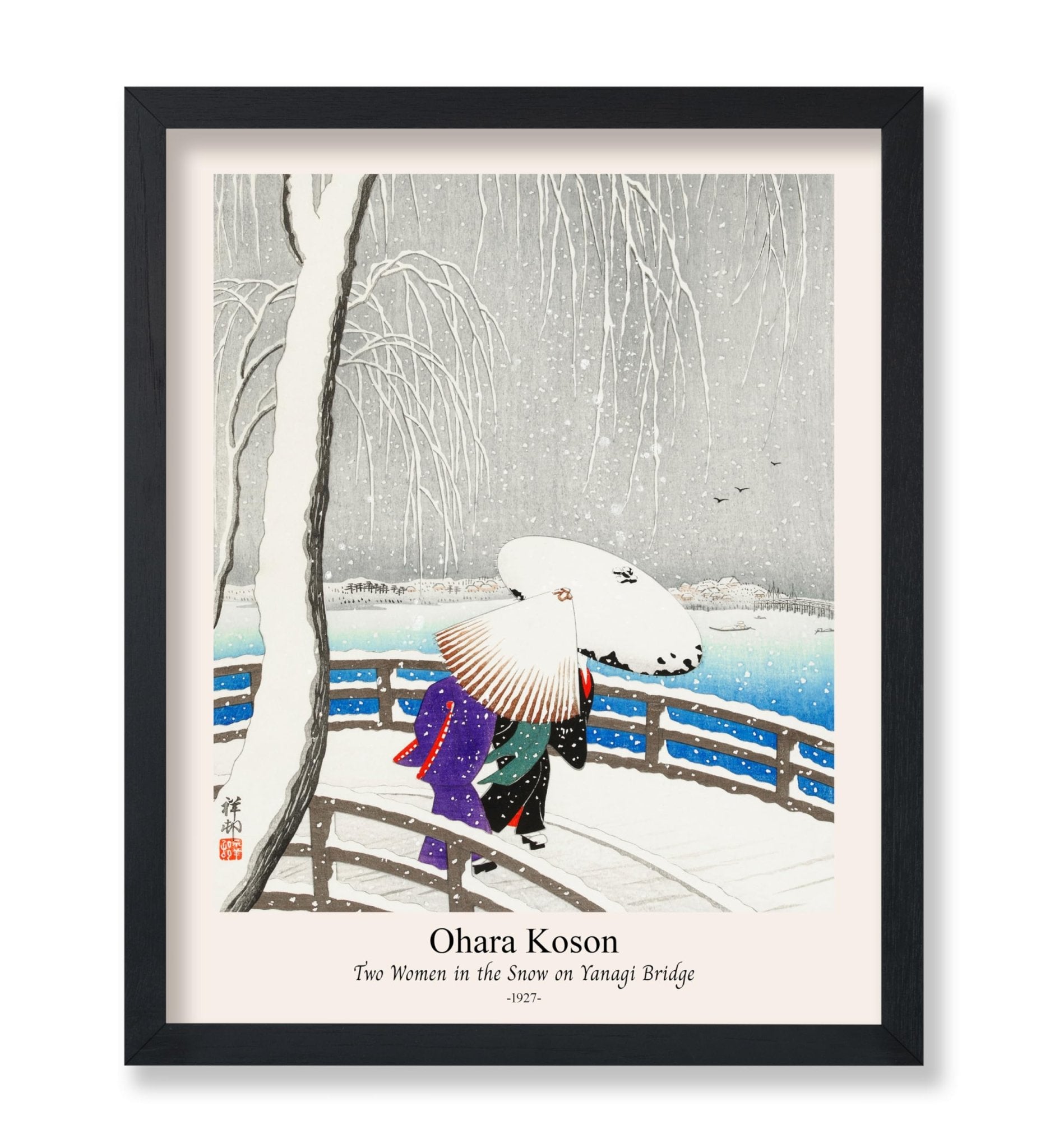 Ohara Koson - Two Women in the Snow
