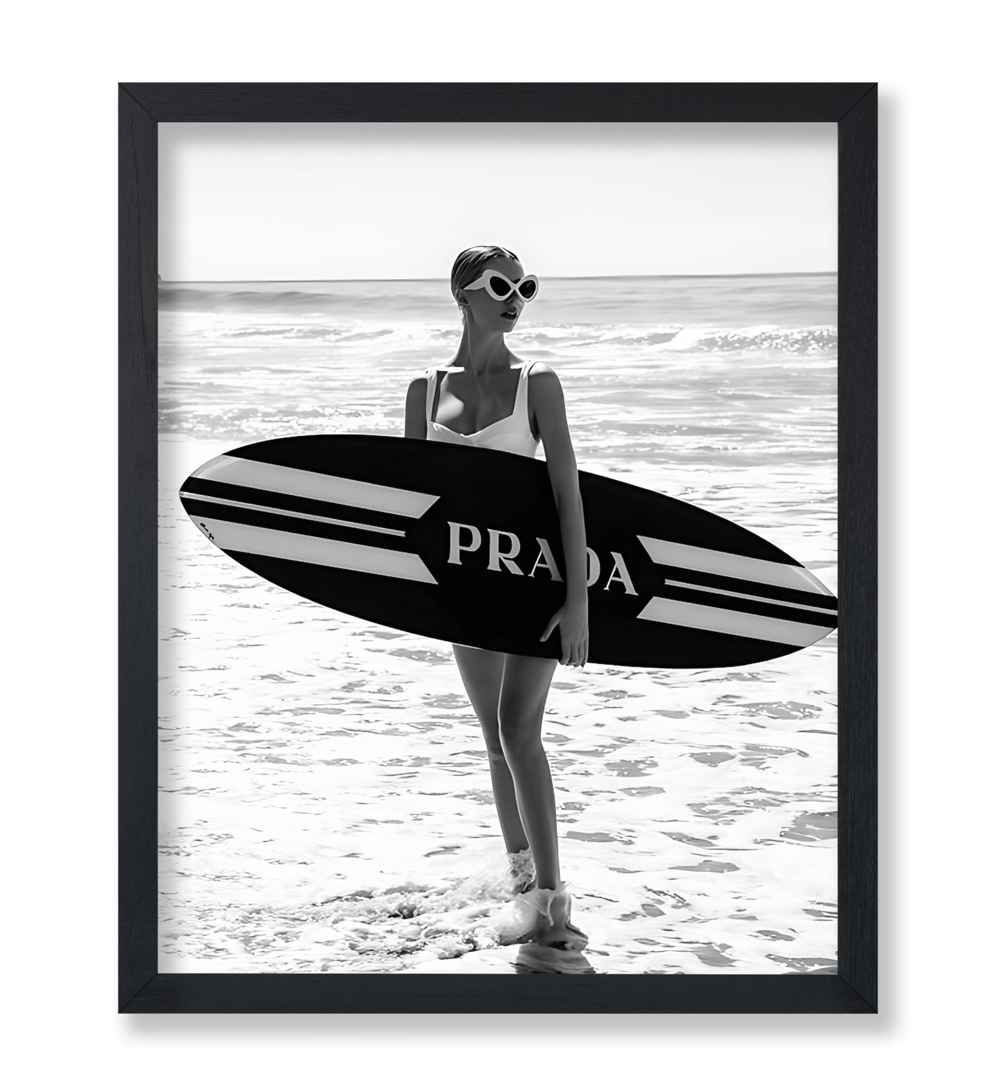 Surfer Girl in Sunglasses