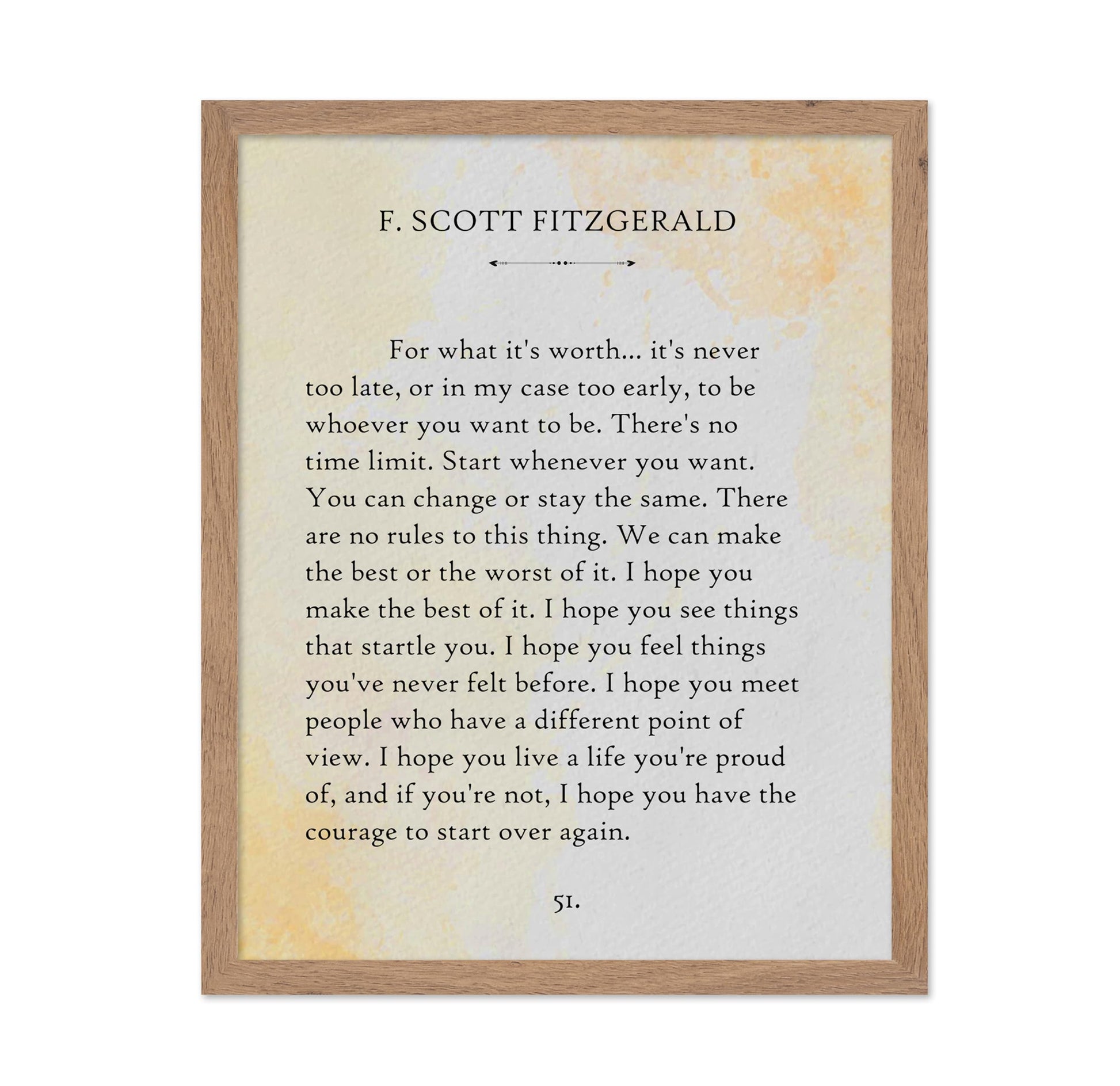 F. Scott Fitzgerald - For What It's Worth