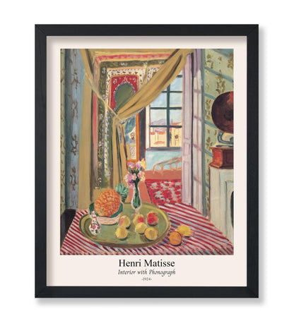 Henri Matisse - Interior with Phonograph No2