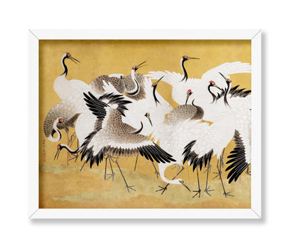Ishida Yutei - Flock of Cranes