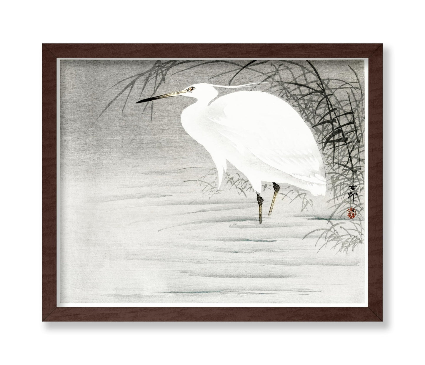 Ohara Koson - Little Egret No2