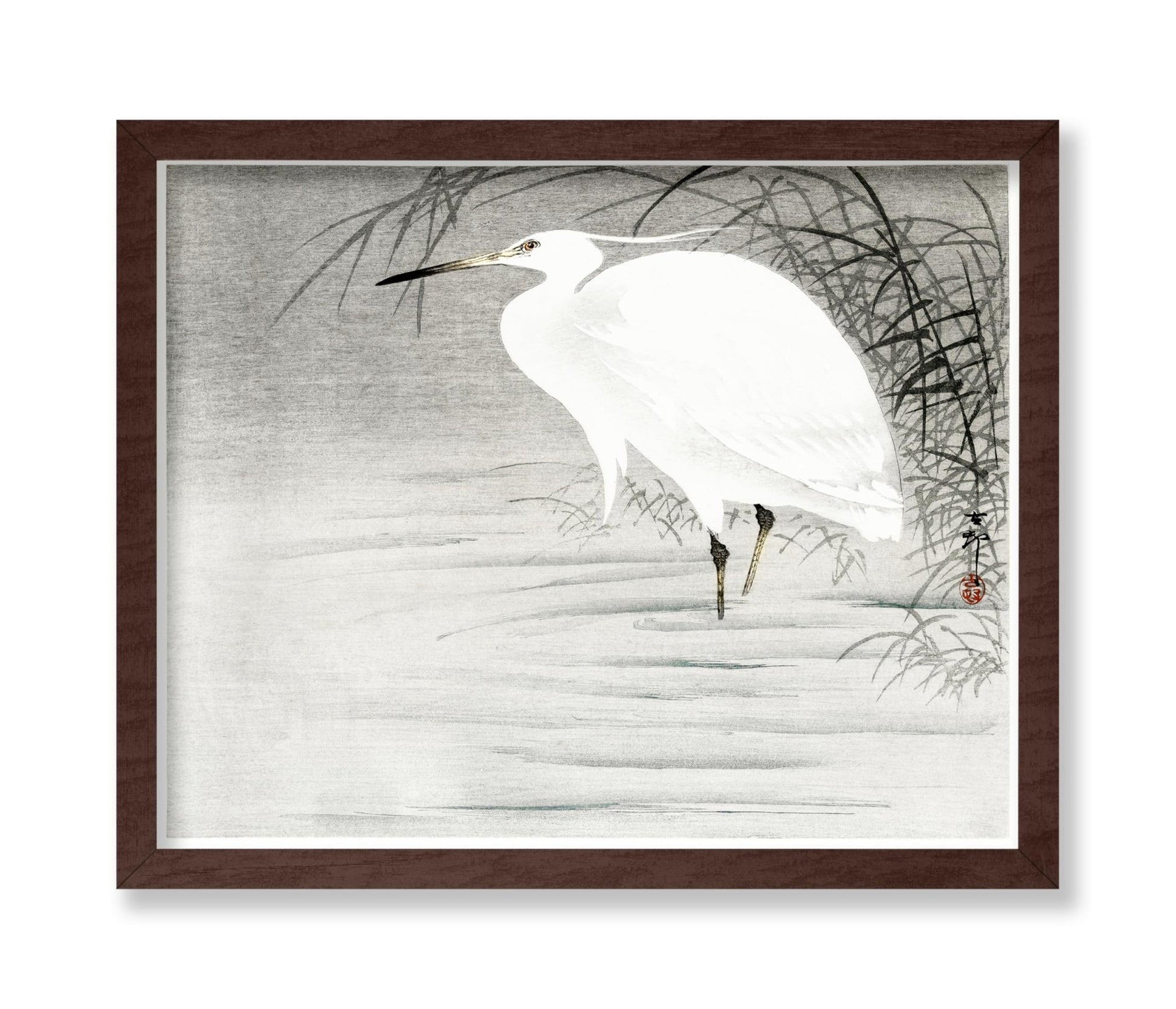 Ohara Koson - Little Egret No2