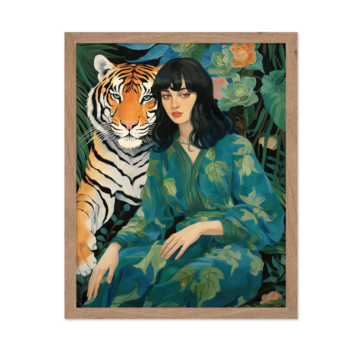Woman With A Tiger No1