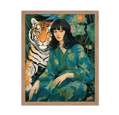Woman With A Tiger No1