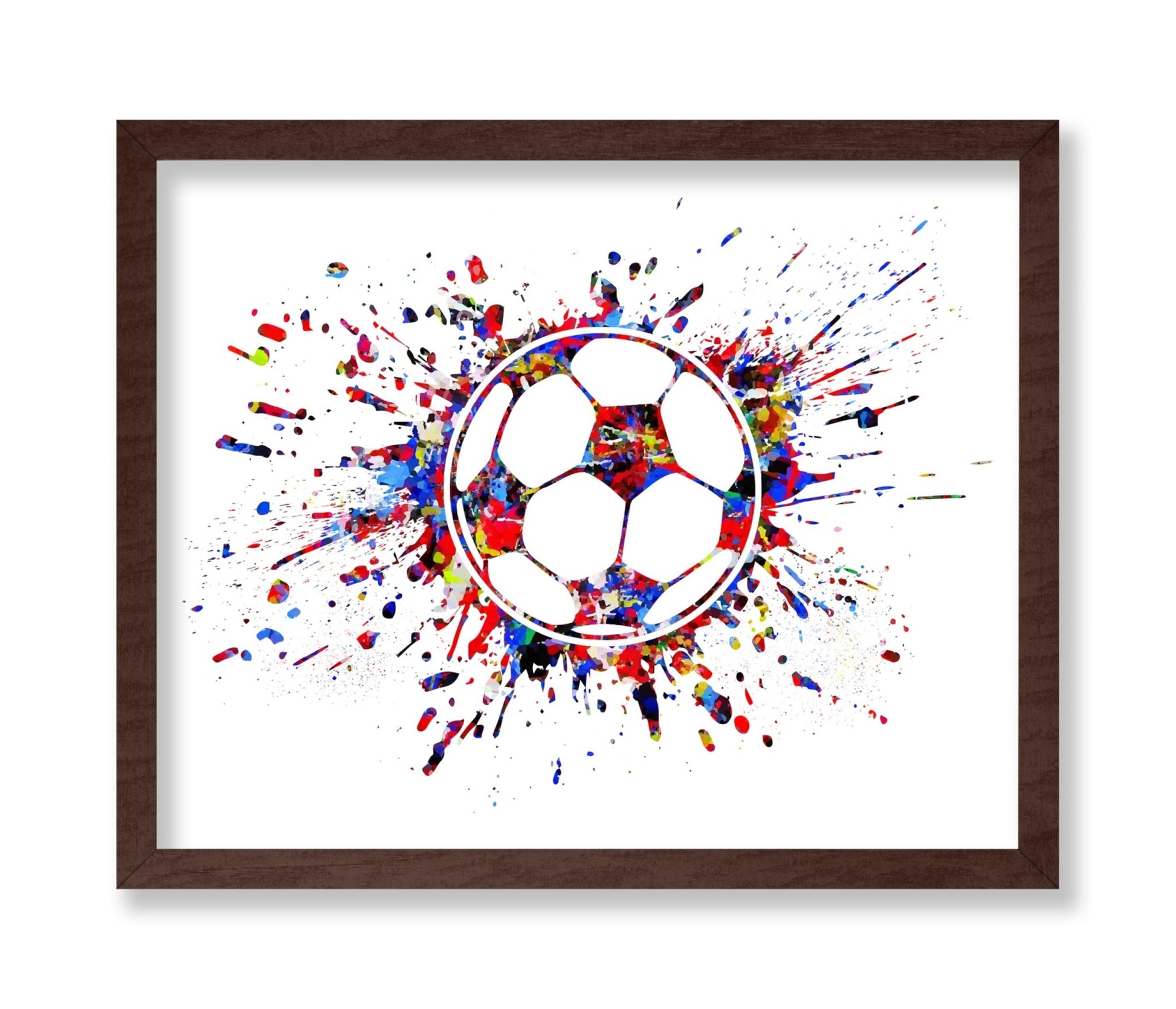Watercolor Soccer Ball