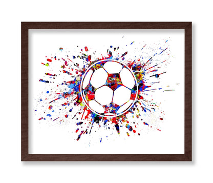 Watercolor Soccer Ball
