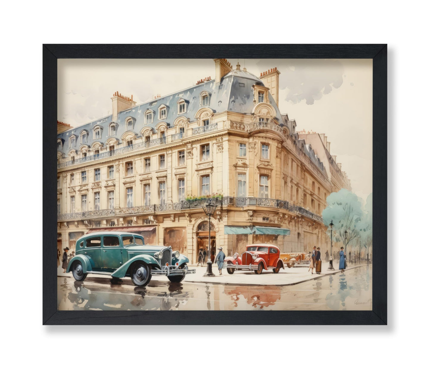Victorian City Painting