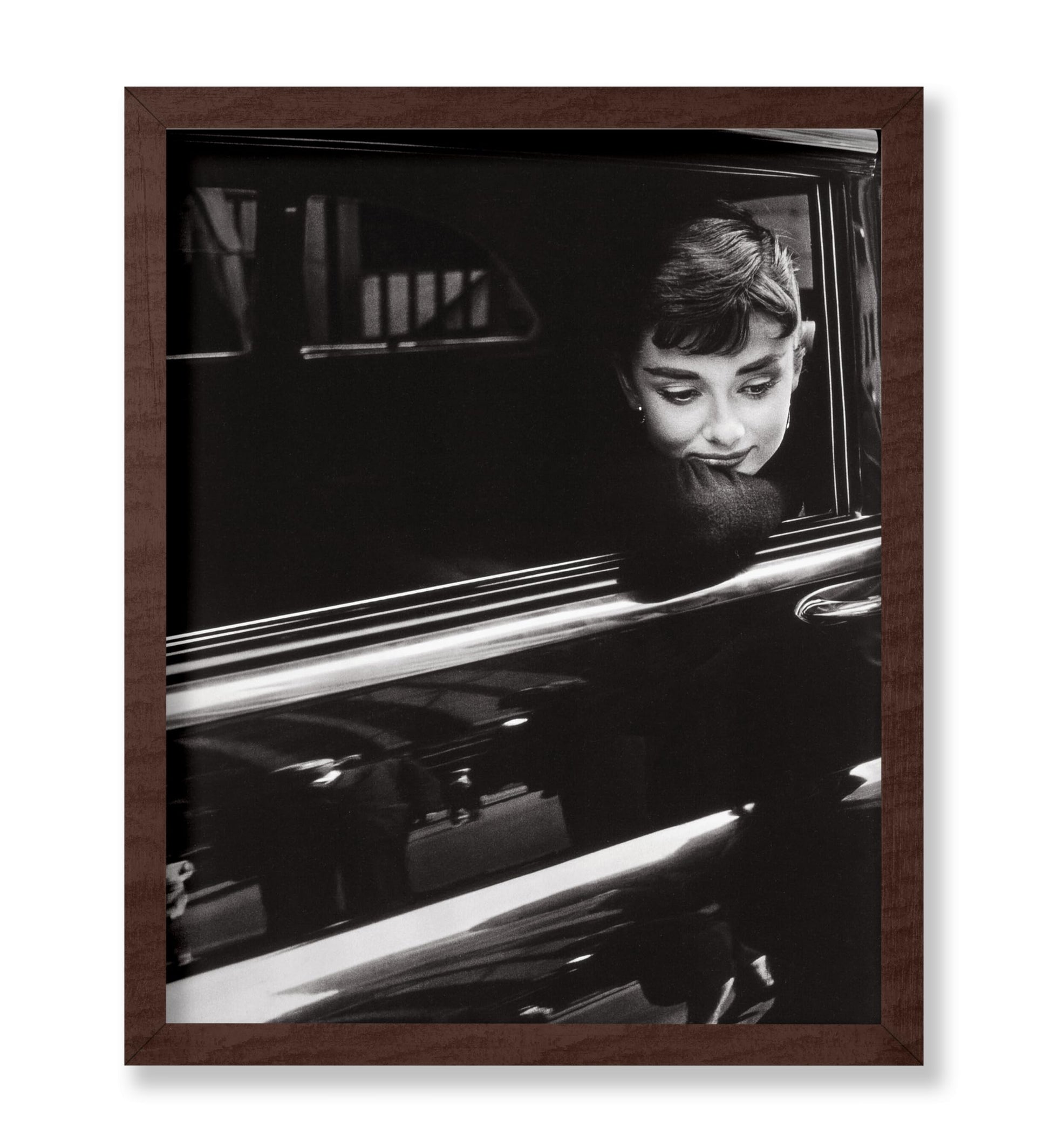 Audrey in Car