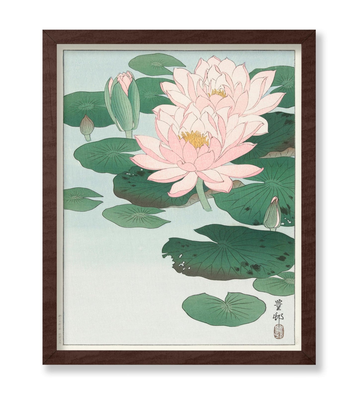 Ohara Koson - Water Lily No4