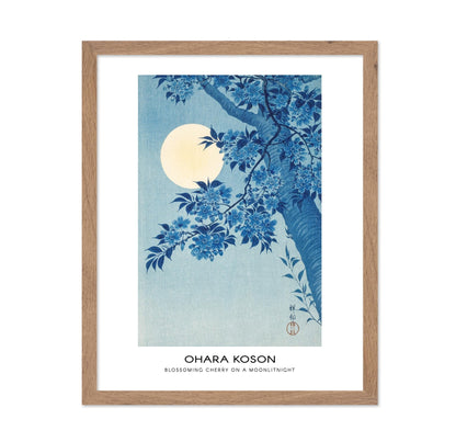Ohara Koson - Blossoming Cherry on a Moonlit Night