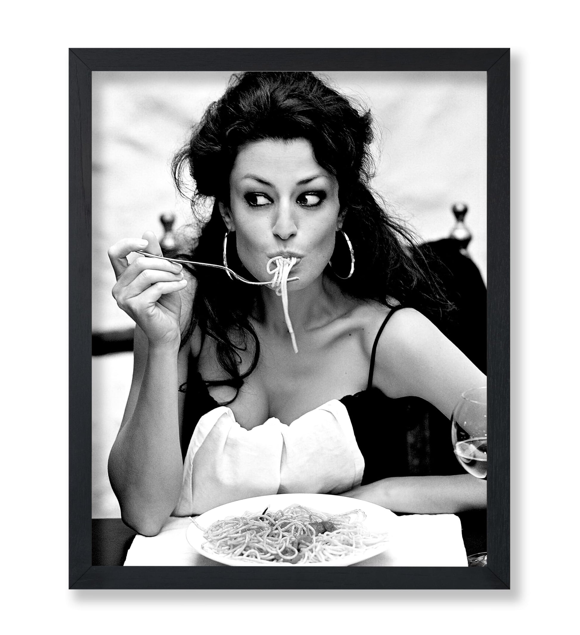 Sophia Eating Spaghetti