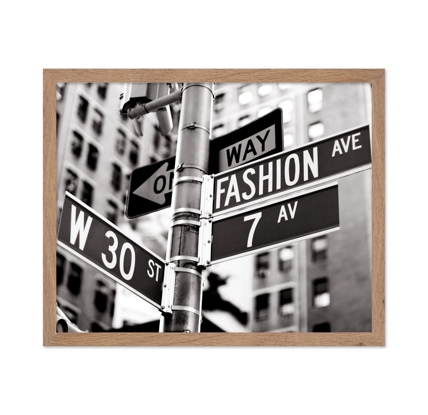 Fashion Avenue Street Sign