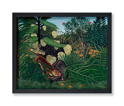 Henri Rousseau - Tiger & Buffalo No3