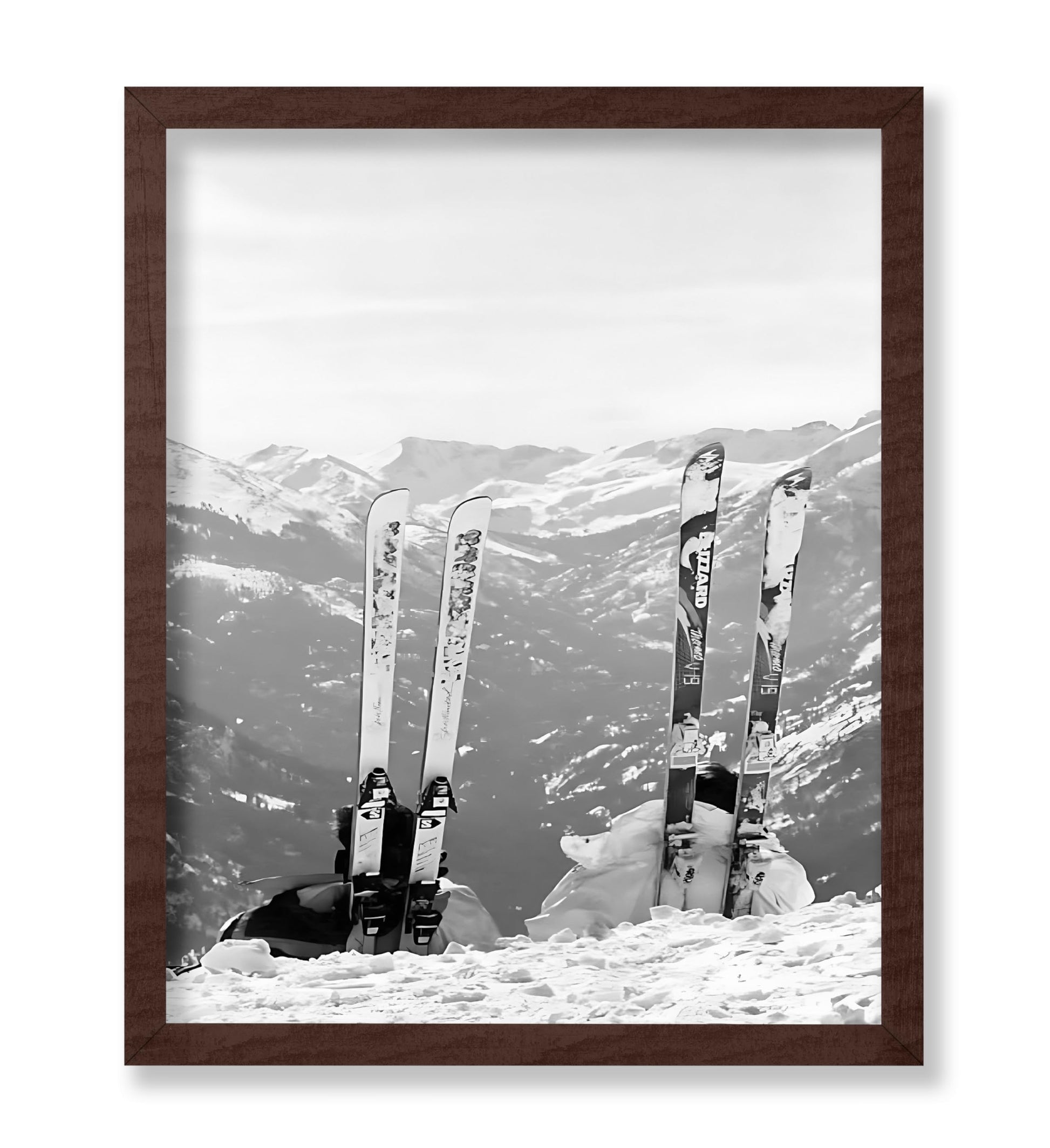 Snowblades in Ski Mountain