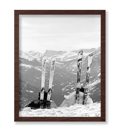 Snowblades in Ski Mountain