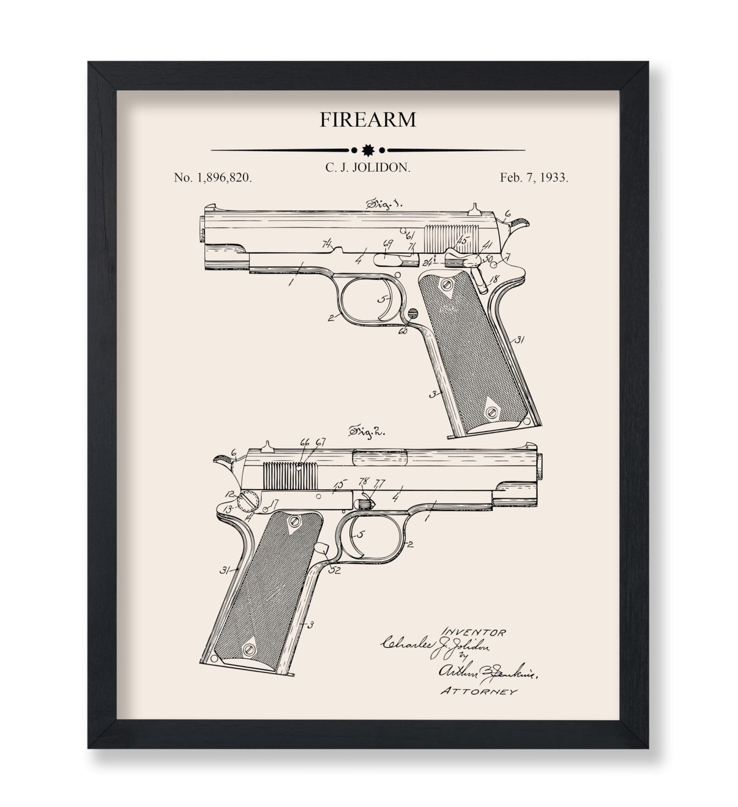 Firearm Blueprint No1