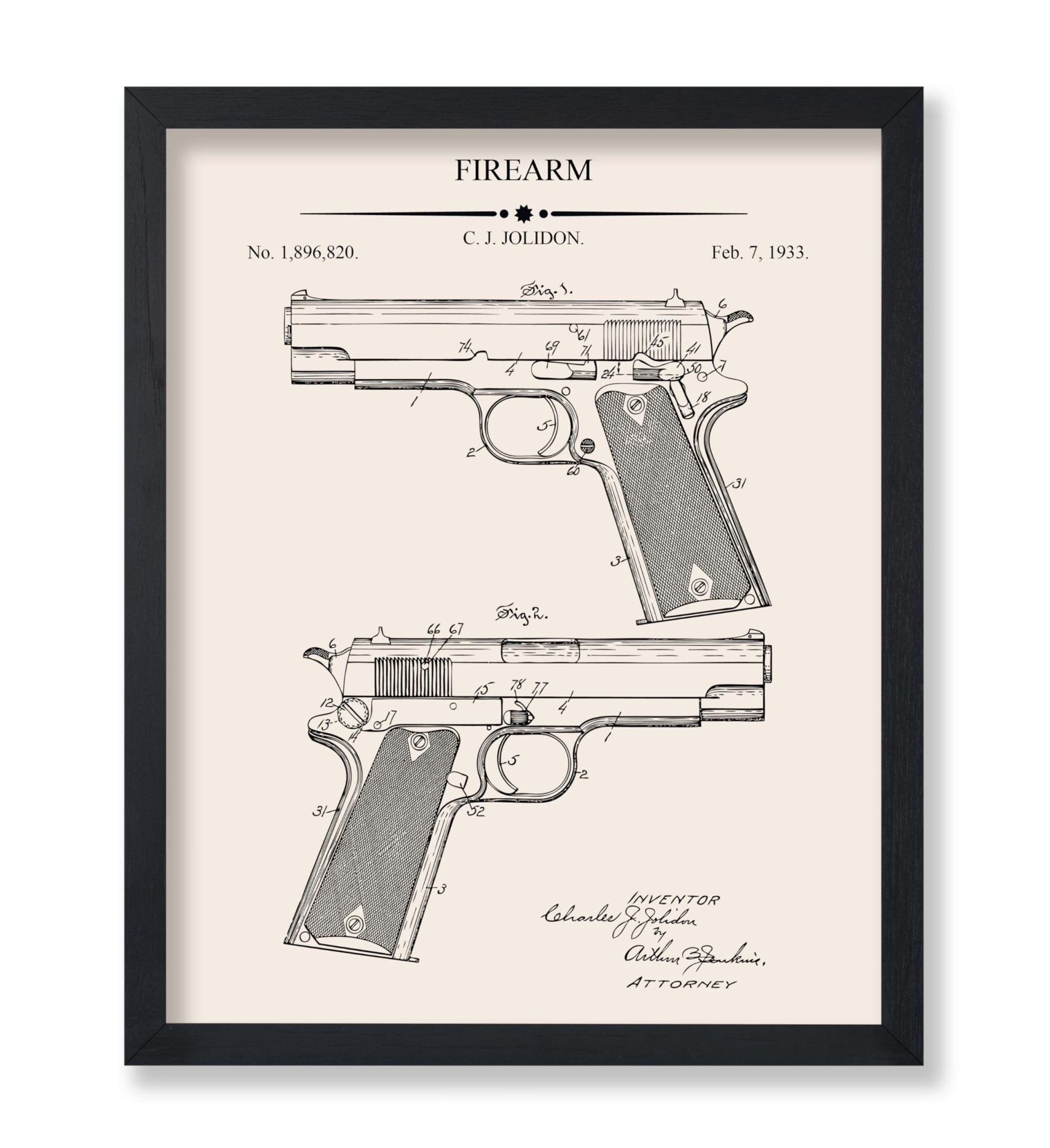Firearm Blueprint No1