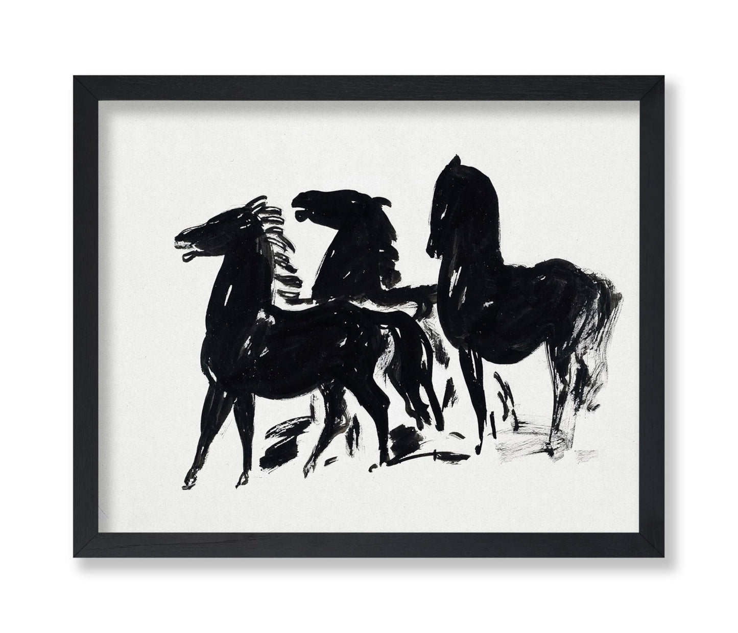 Leo Gestel - Three Black Horses