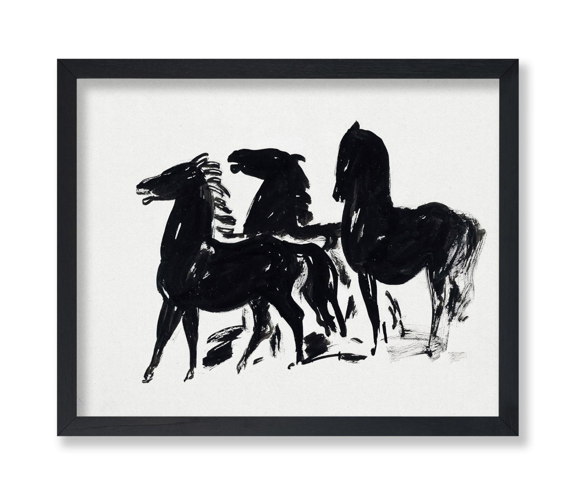 Leo Gestel - Three Black Horses