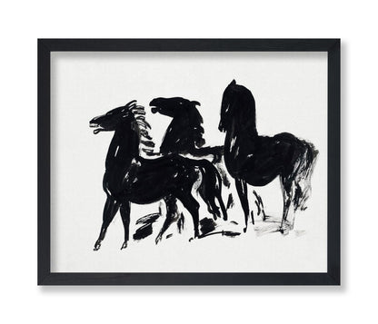 Leo Gestel - Three Black Horses