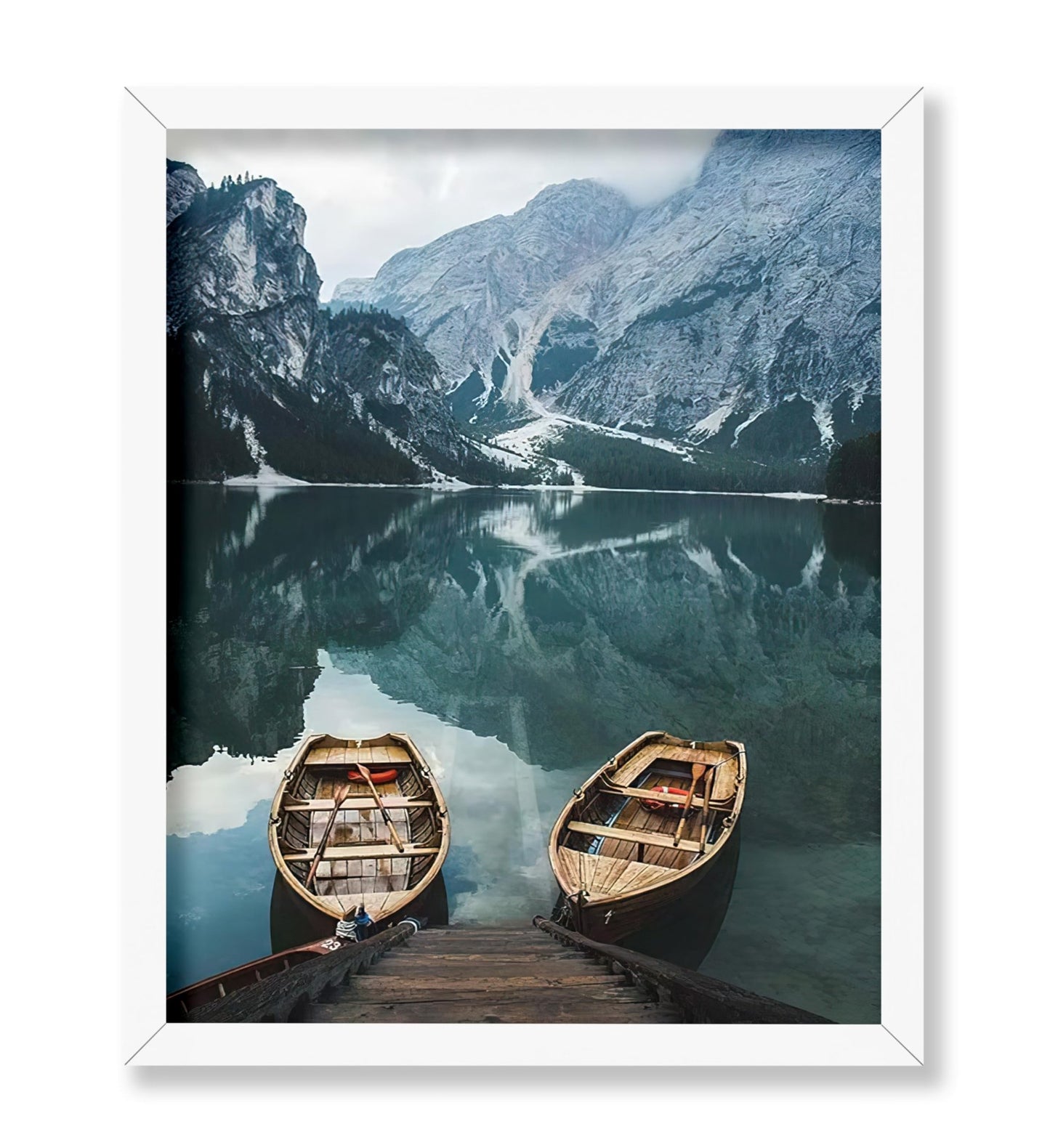 Boats at Lago di Braies