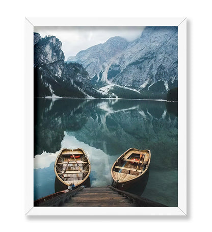 Boats at Lago di Braies