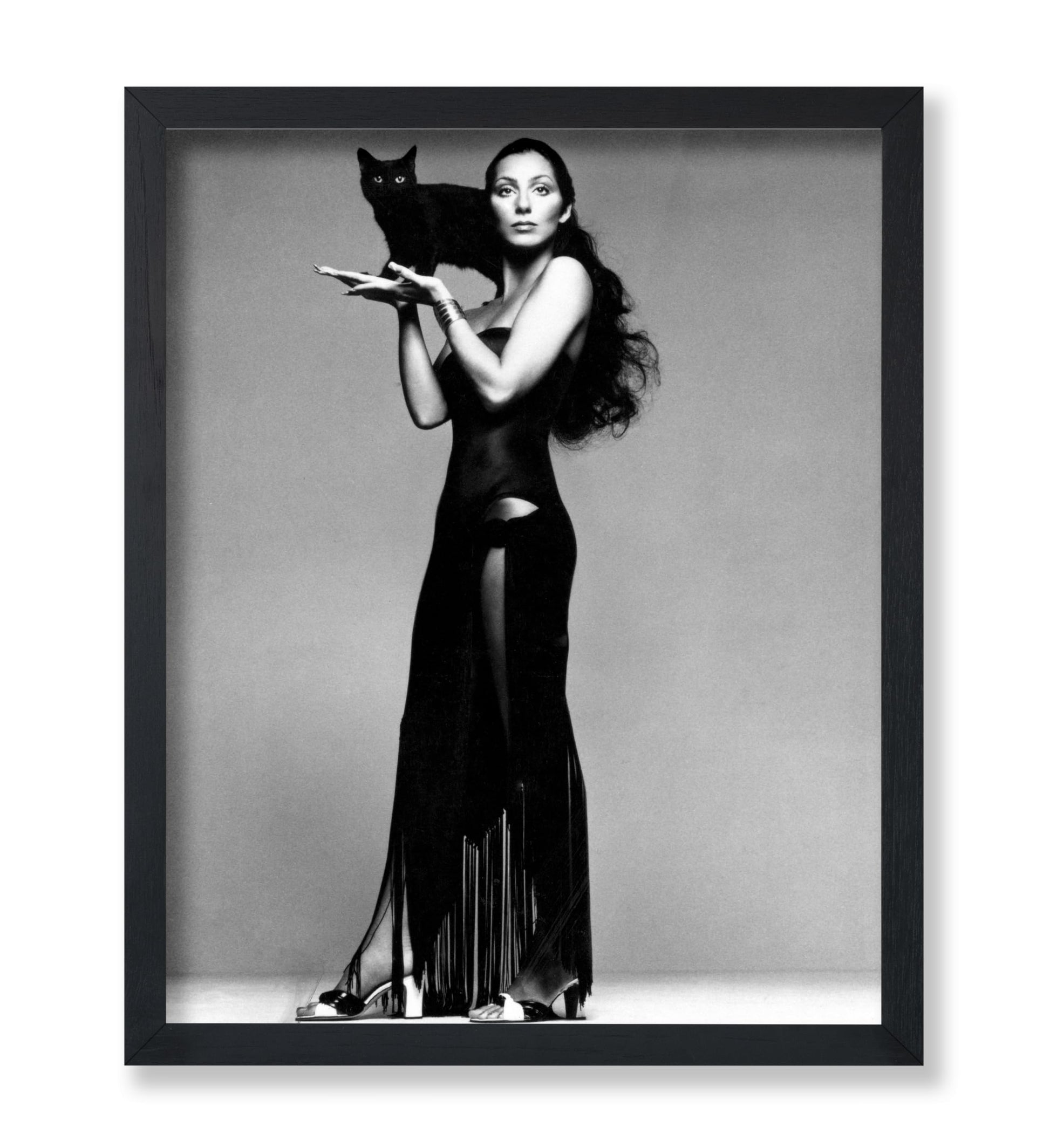 Lady & Black Cat
