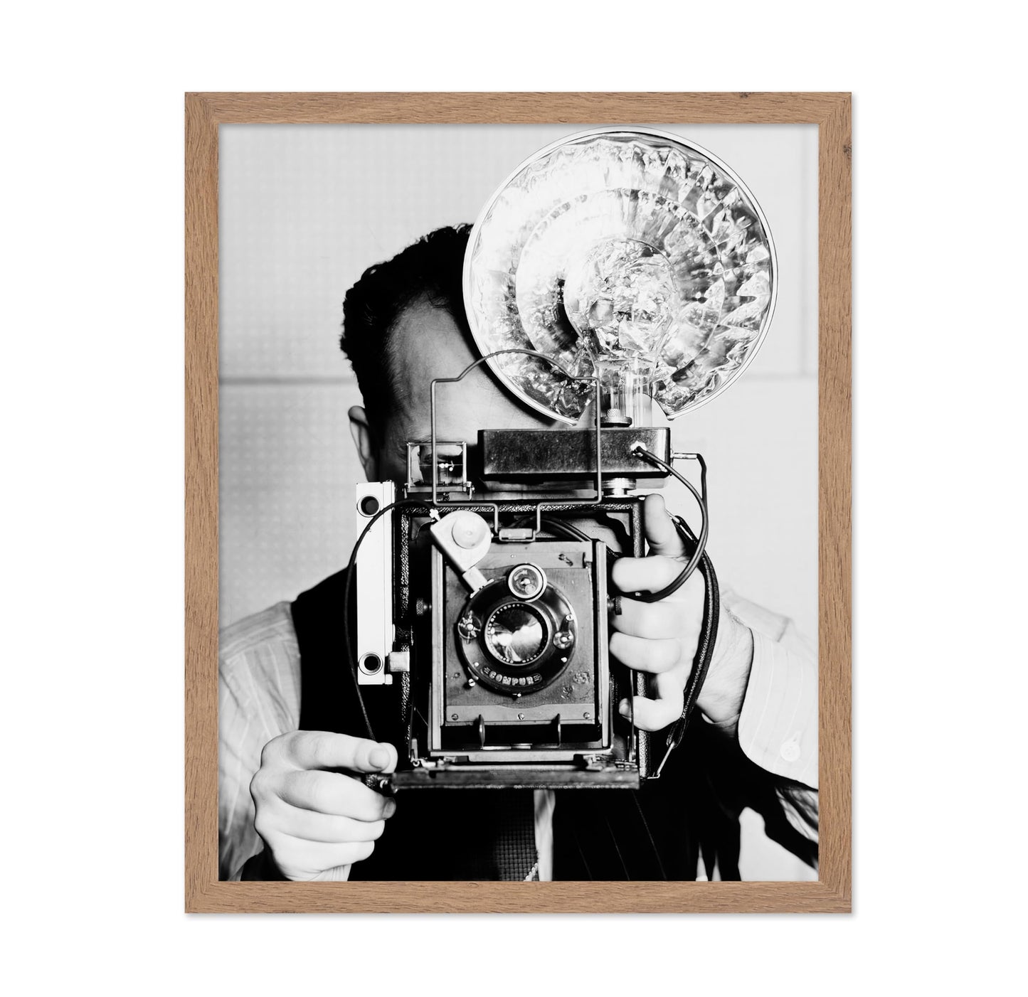 Photographer with Vintage Camera