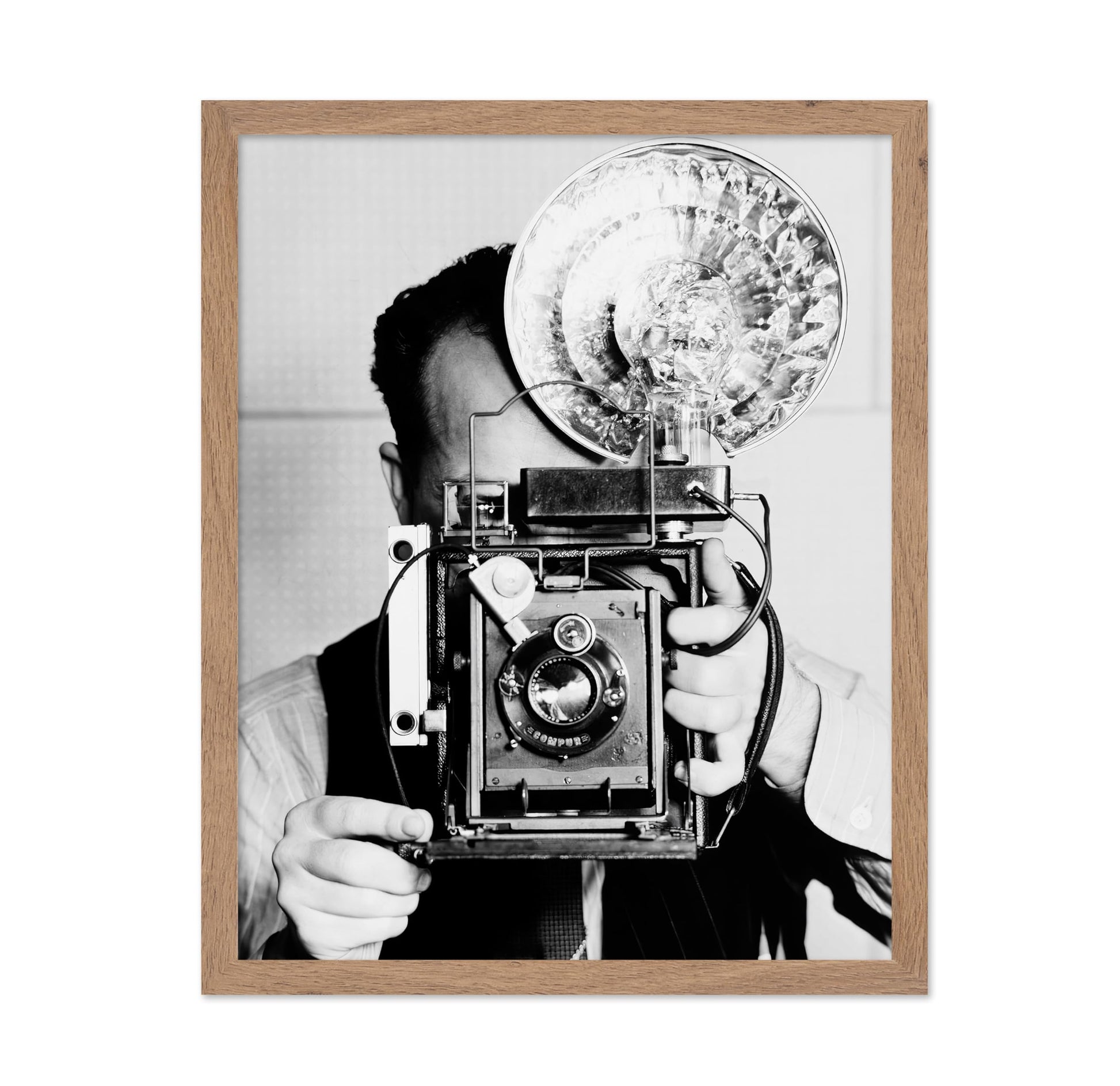 Photographer with Vintage Camera