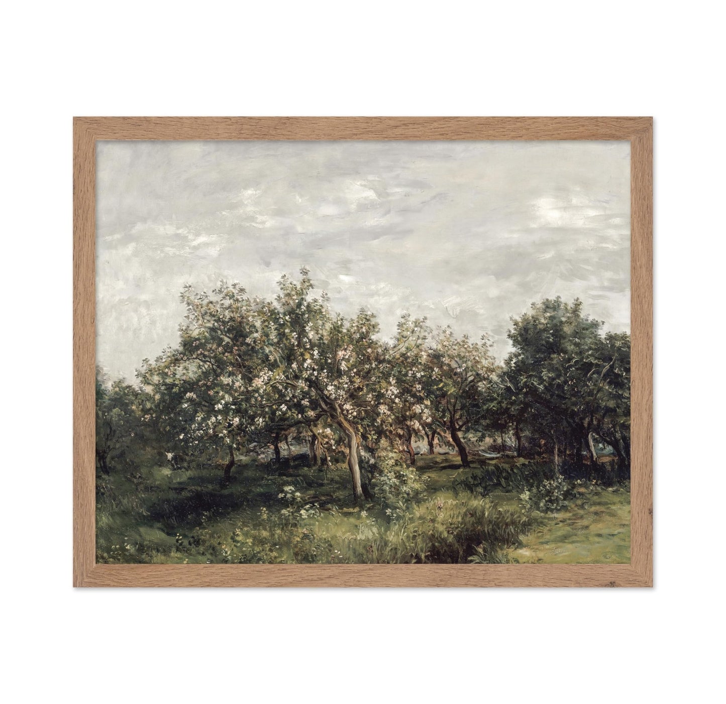 Charles-Francois Daubigny - Apple Blossoms