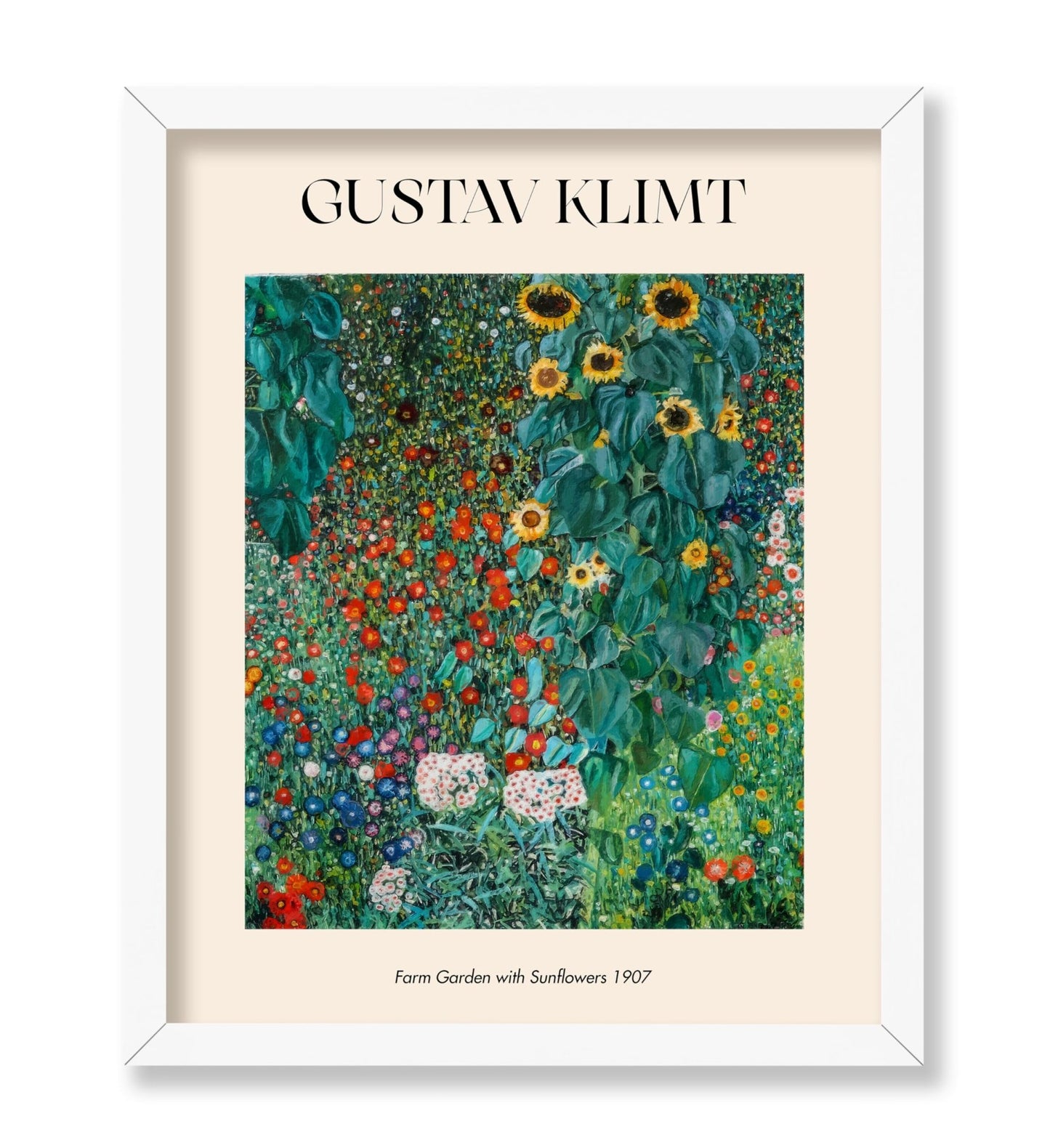 Gustav Klimt - Flower Garden with Sunflowers