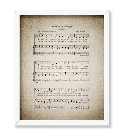 Away in a Manger Hymnal Sheet