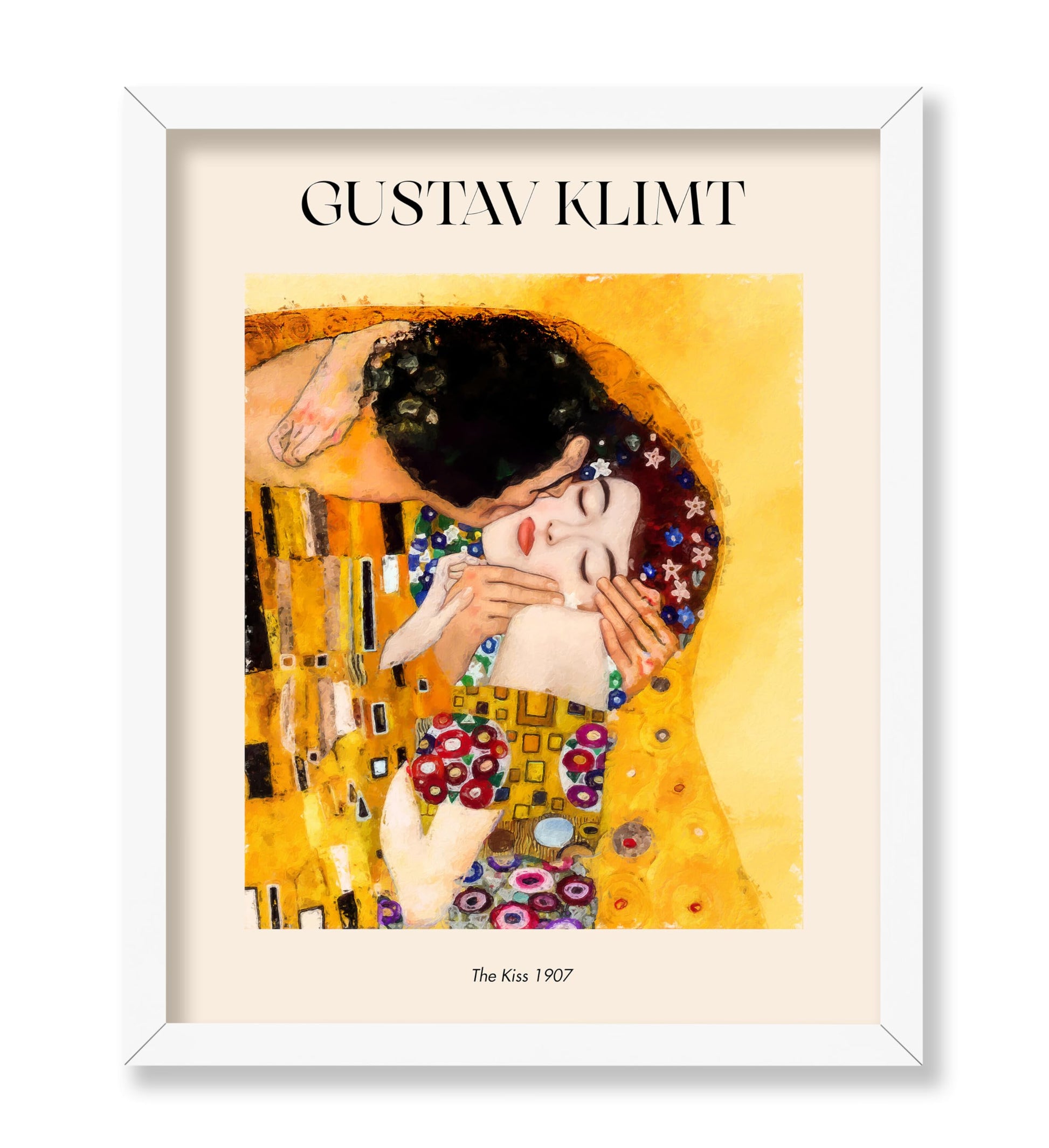 Gustav Klimt - The Kiss No3