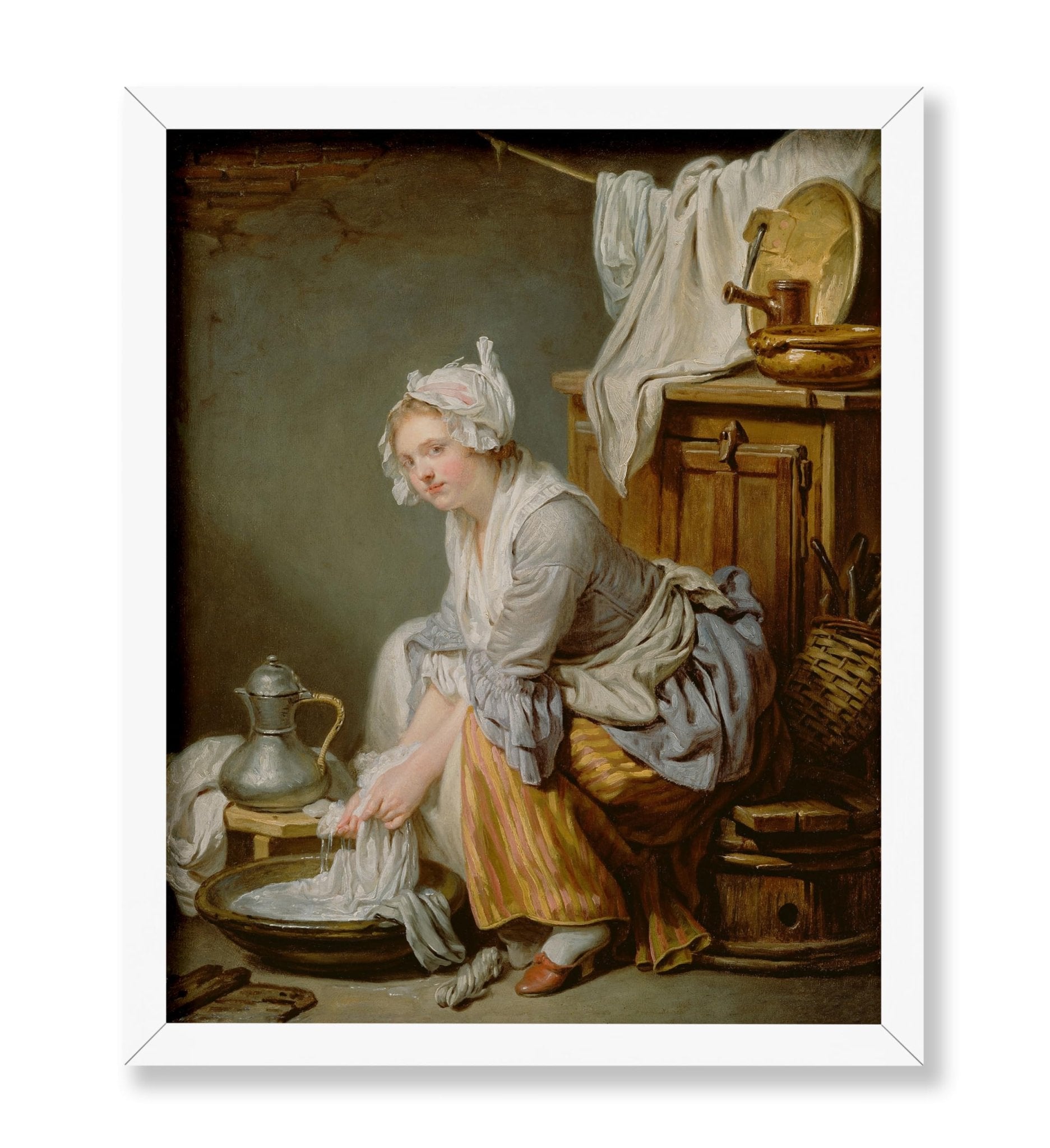 Jean-Baptiste Greuze - The Laundress