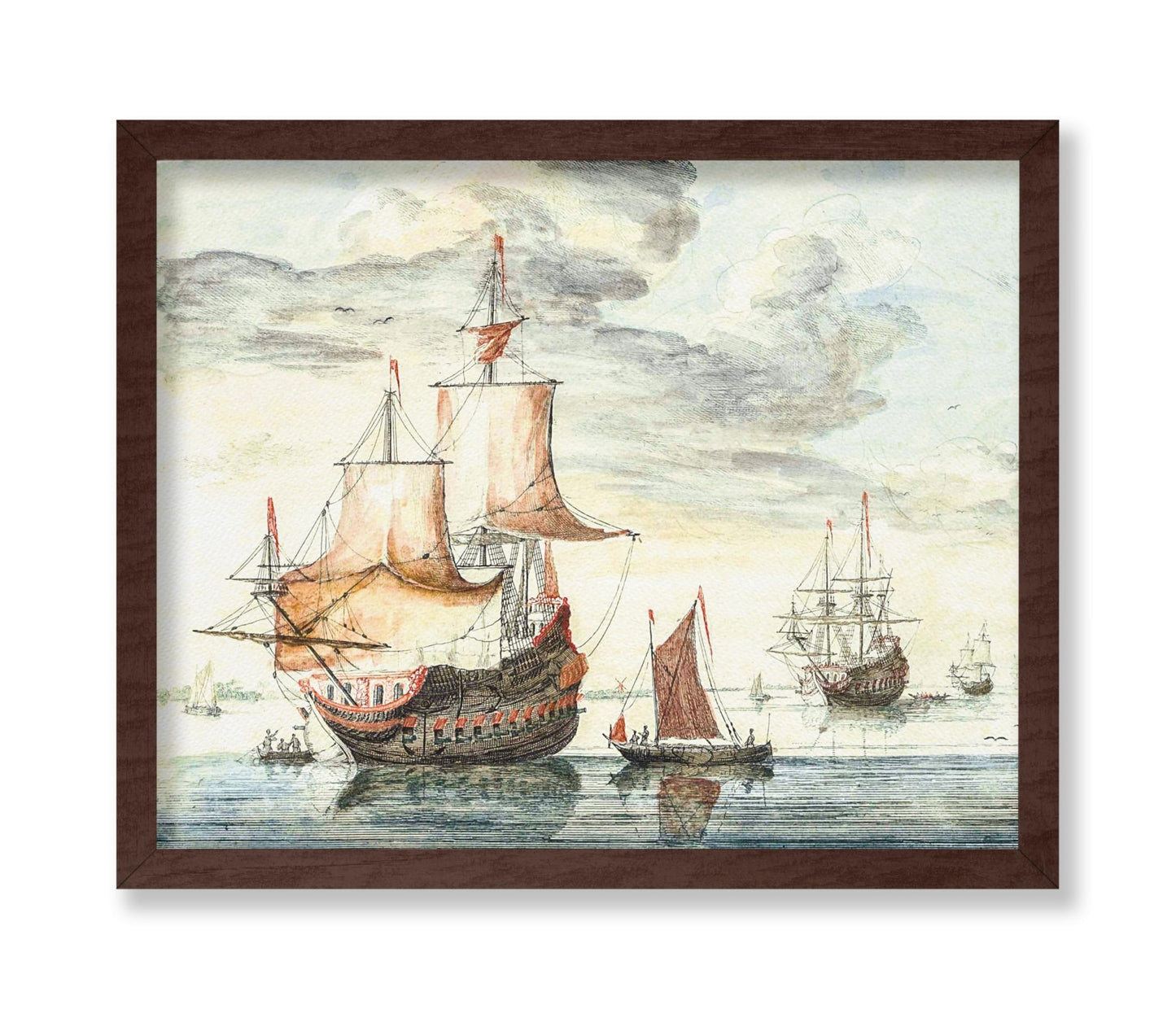 Ships on A Calm Sea