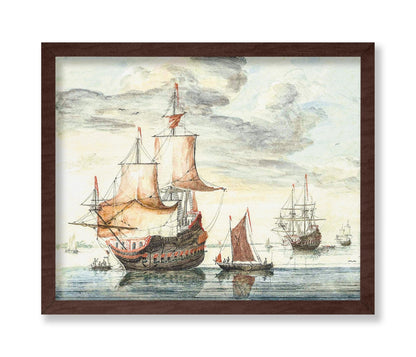 Ships on A Calm Sea