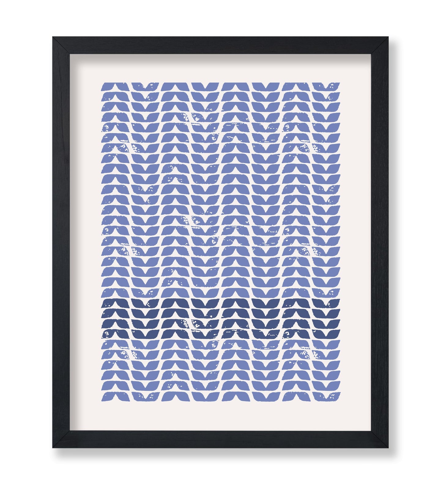 Blue Leaves Pattern