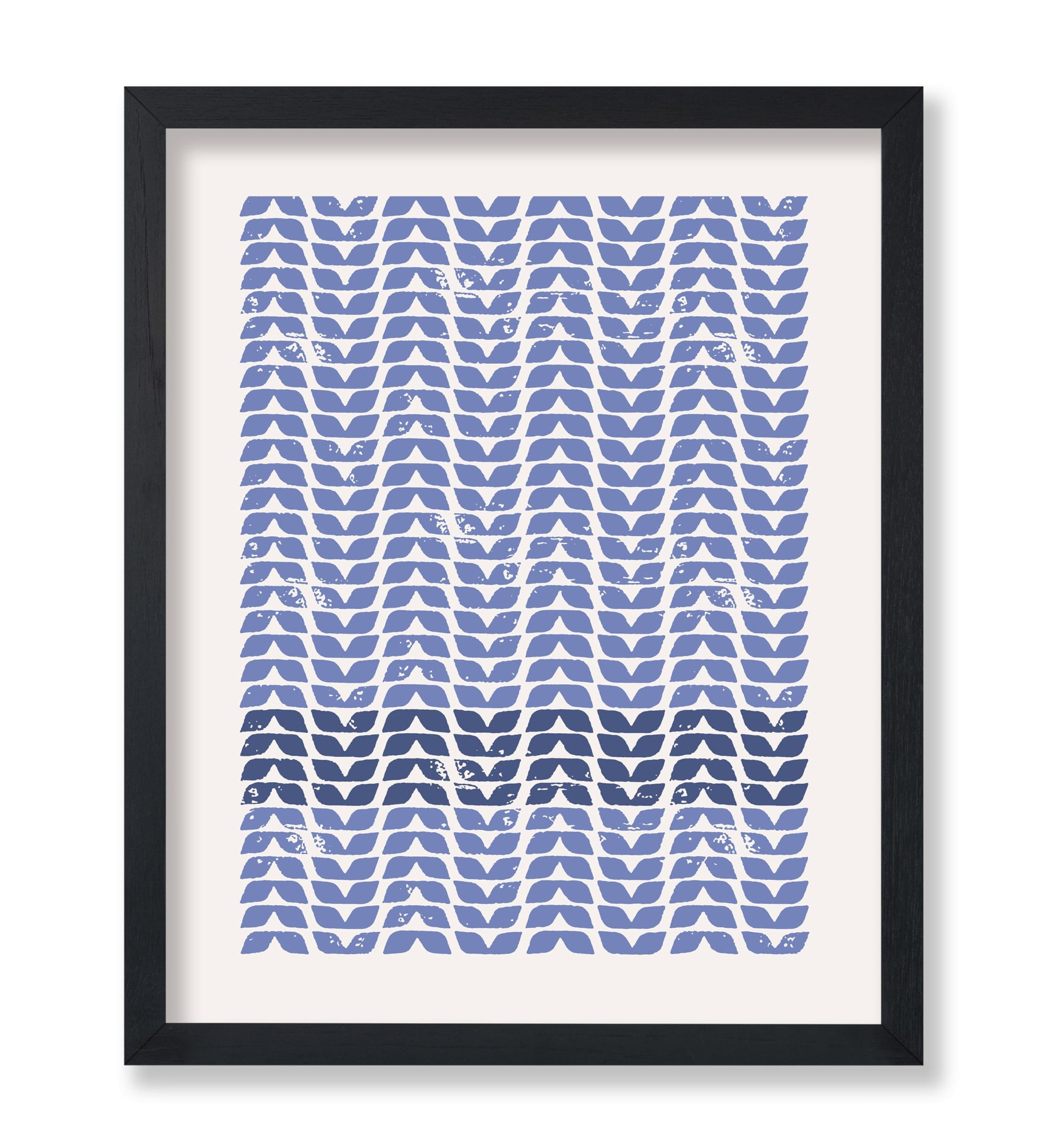 Blue Leaves Pattern