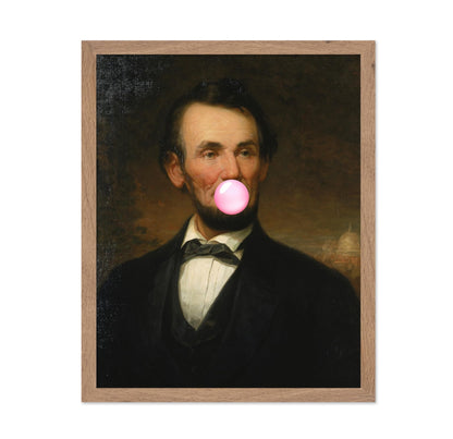 Abraham Lincoln Pink Bubble Gum