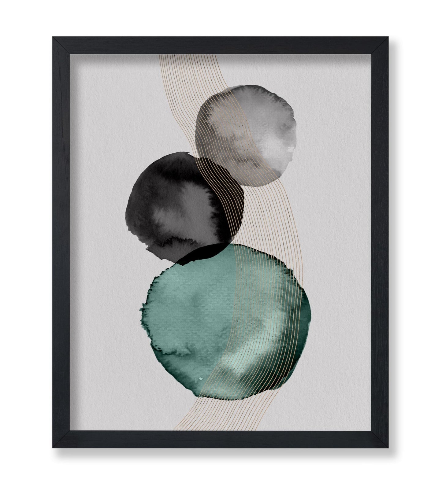 Watercolor Circles No4