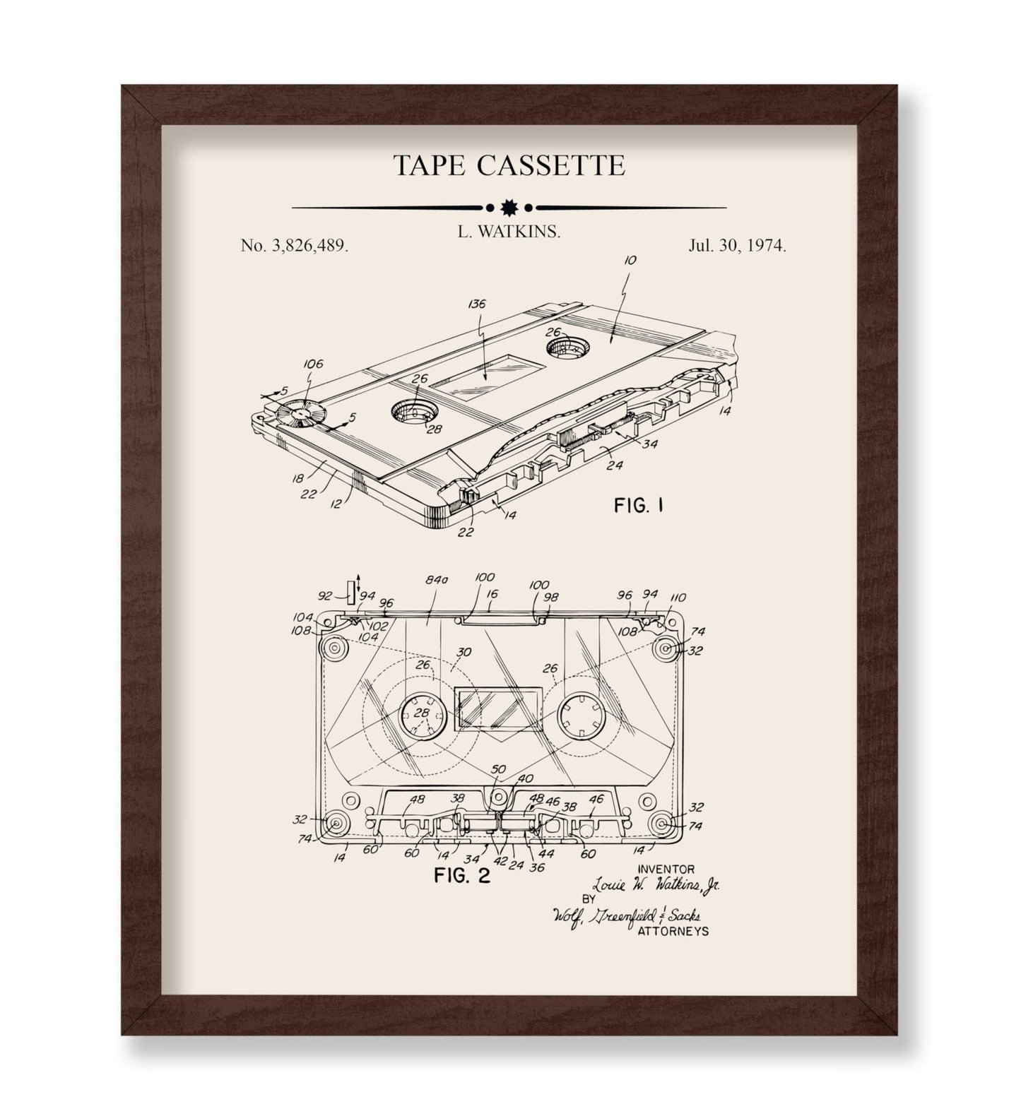 Cassette Tape Blueprint
