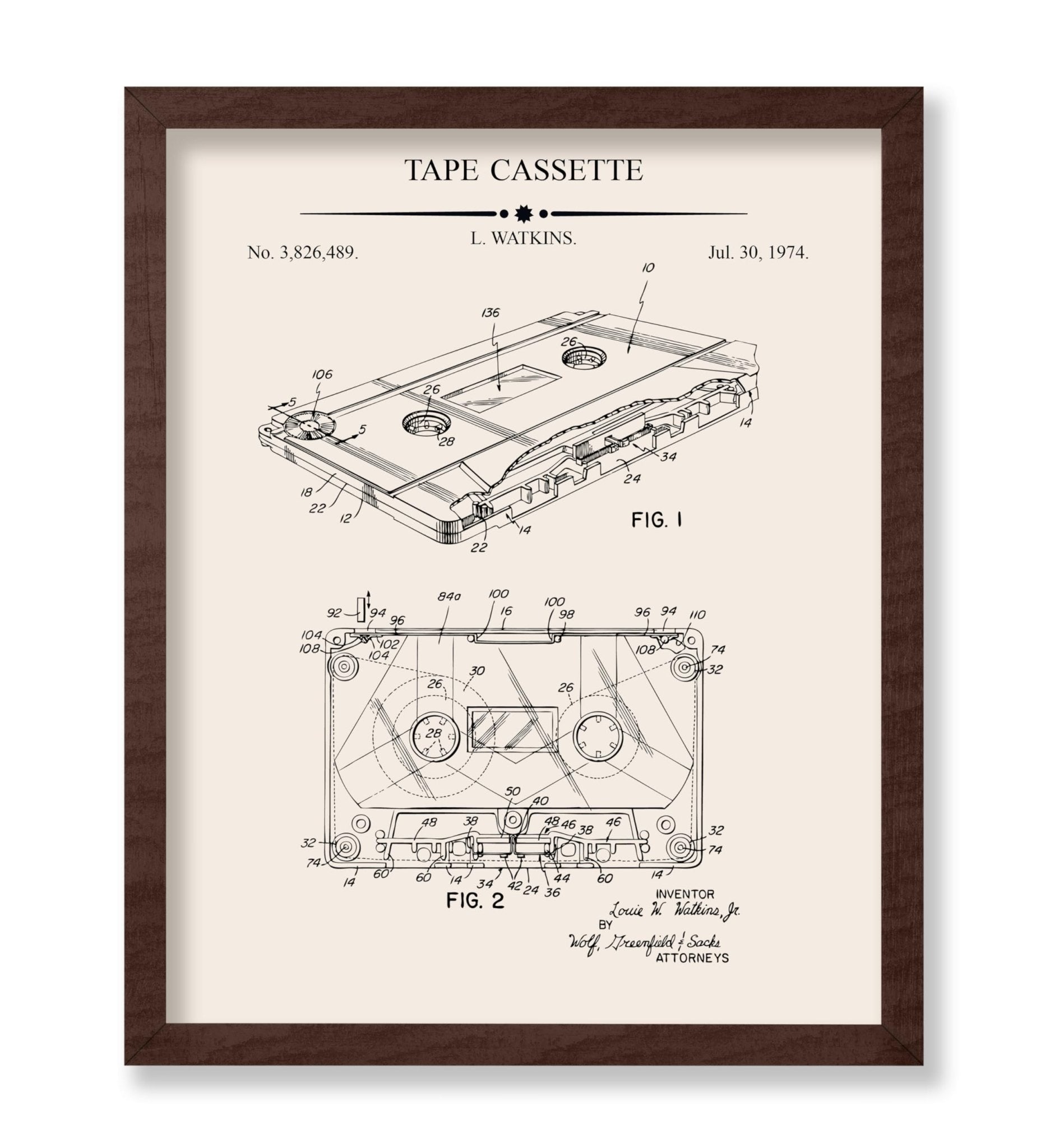 Cassette Tape Blueprint